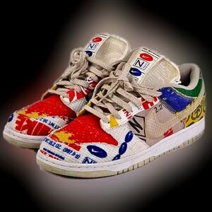 Nike Dunk Low City Market QS Multi Pattern DA6125–900 Stash Pocket 20201 US 11